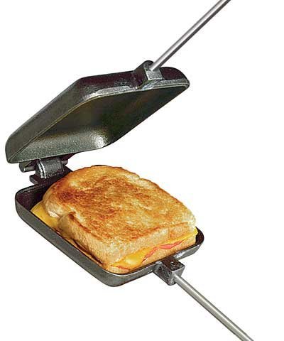 ROMEIndustries Cast Iron Original Square Pie Irons, Pack of 4