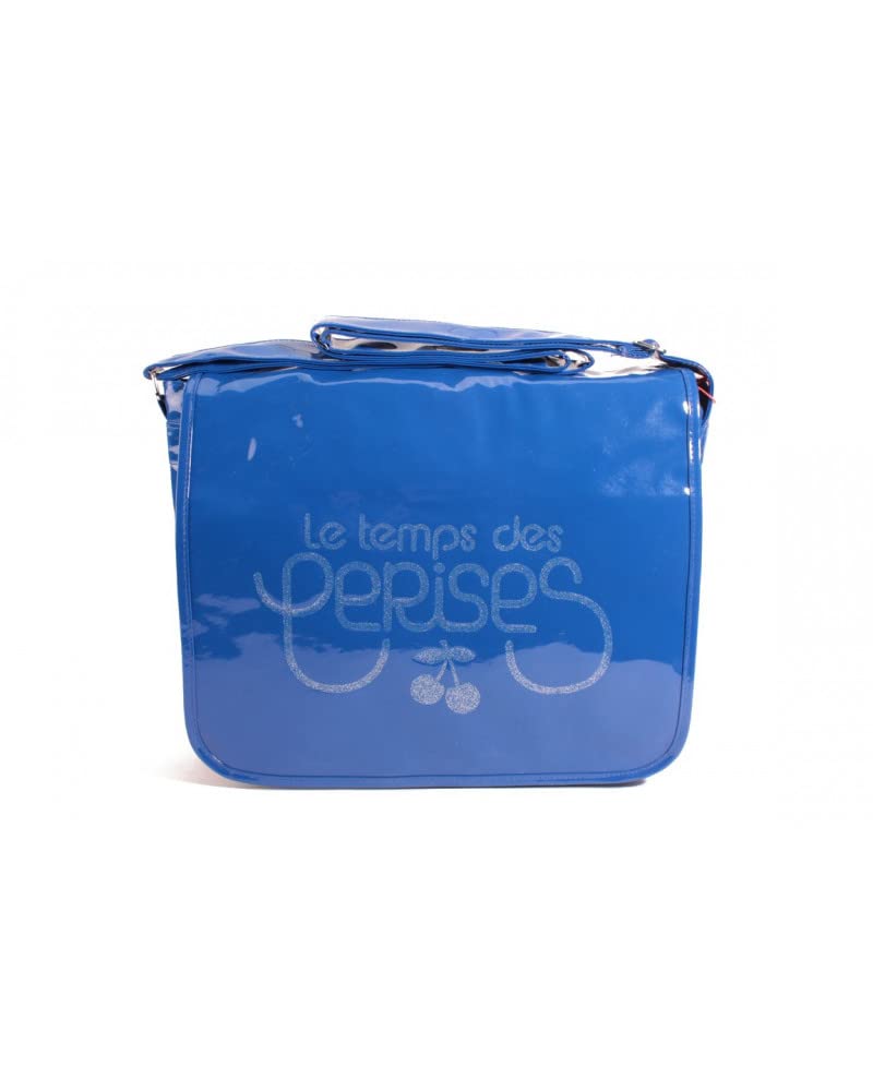 Sac Le Temps Des Cerises Rumba 8 Bleu en toile de jean souple - 2