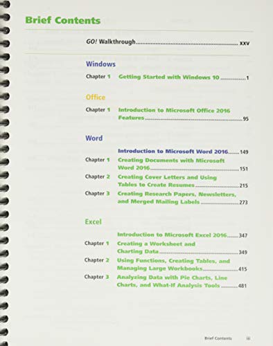 Go! with Office 2016 Volume 1 Plus Mylab It with Pearson Etext Access Card - Thumbnail 4