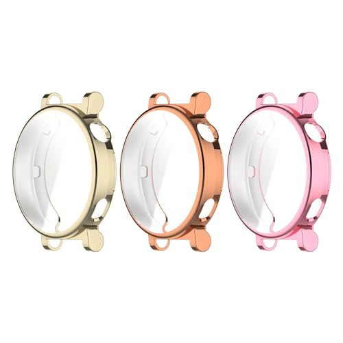 mRuenTechnΉ Huawei Watch GT4 41mm 46mmJo[ P[X tJo[\tgTPUf bLH ̌^SʕیJo[ ϏՌ wh~ 戵ȒP ^ (3FB, 41mm)