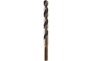 DEWALT 7/16-Inch Black Oxide 3/8-Inch Reduced Shank Split Point Twist Drill Bit: Drill with Precision