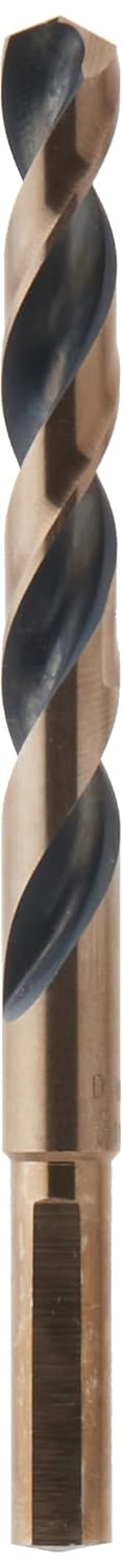 DEWALT DW1128 7/16-Inch Black Oxide 3/8-Inch Reduced Shank Split Point Twist Drill Bit