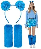 Bandeau : joli bandeau à pompons avec une matière douce et moelleuse pour un look authentique d'ours