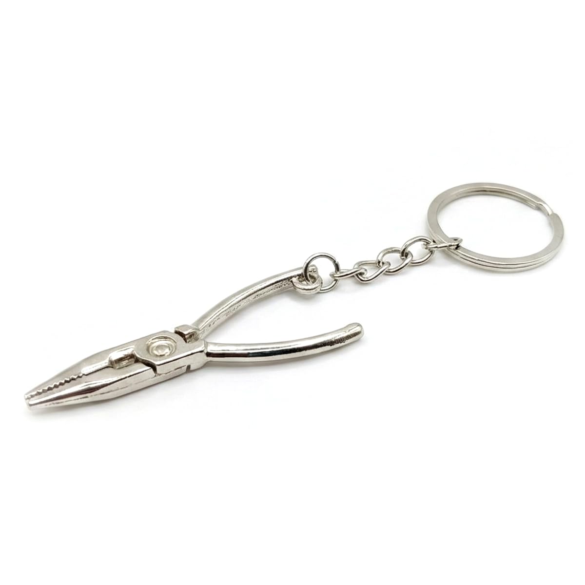 Komonee Men's Wide Pliers Metal Hand Tool Keychain – Novelty Mini Toolbox Key Ring For Labourers, Builders & Diy Enthusiasts