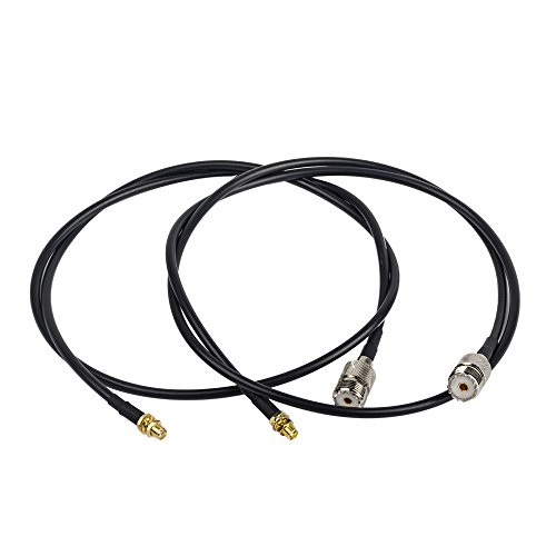 Câble SMA femelle UHF SO-239 adaptateur antenne talkie-walkie Baofeng Wouxun 0.9m