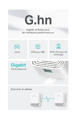 TP LINK TPLINK POWER LAN POWERLAN PG1200 KIT PG1200 KIT - vue 3