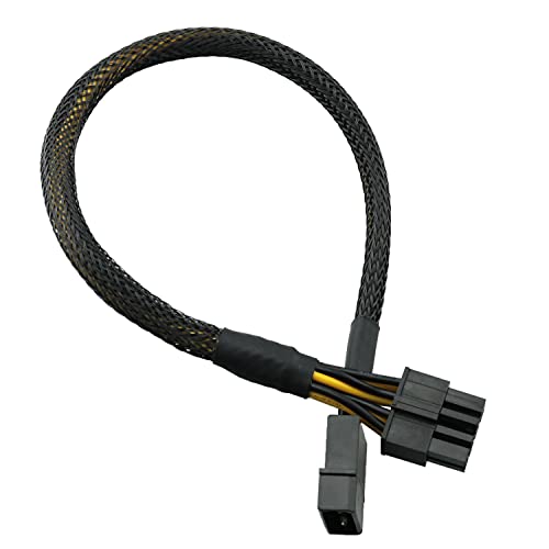 Adaptador de energía Molex Male a CPU 8(4+4) Pin 30cm