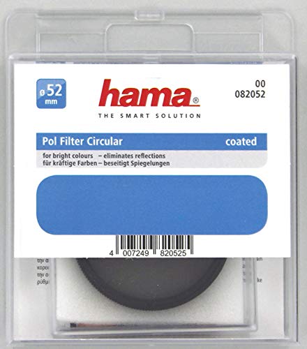 Hama Polarisations-Filter, 2-fach Verg&uuml;tung, F&uuml;r 52 mm Foto-Kameraobjektive