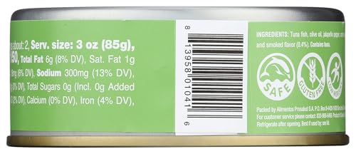 Tonnino Smoked Jalapeno Yellowfin Tuna, 4.94 OZ