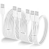 Paquete de 3 cables USB C a USB C de 60 W, cable tipo C a tipo C, cable de carga rápida para iPhone 17, 16, 15 Pro Plus Pro Max Air, para Galaxy S25, iPad Pro/Air, MacBook Pro/Air y más