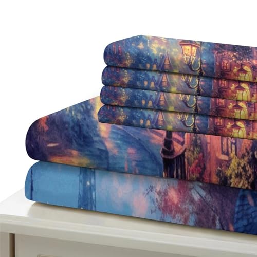 Parure de lit housse de couette finitions premium douce 135x200