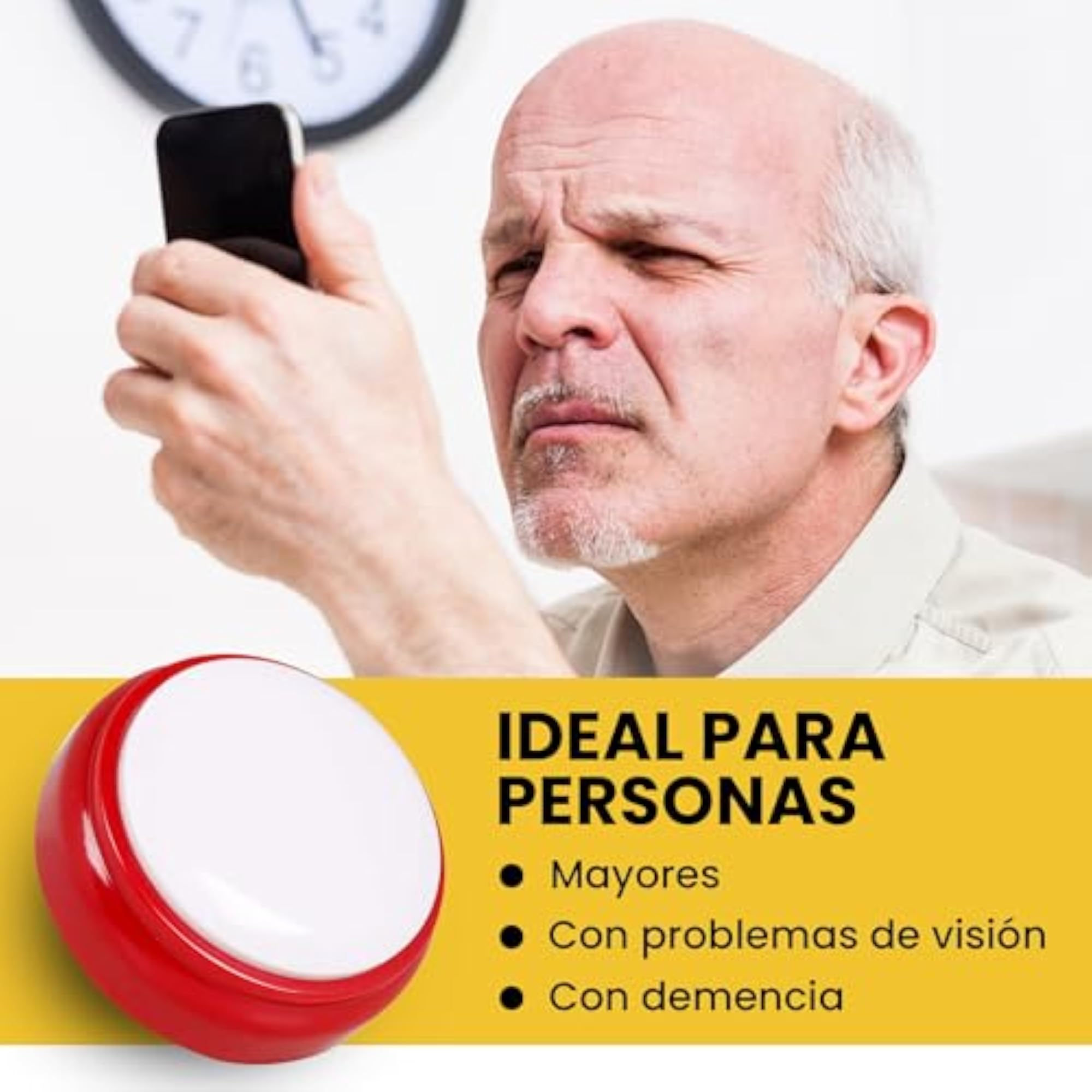 Spanish Talking Clock for Visually Impaired