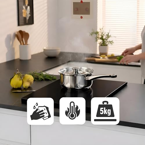 Cache plaque de cuisson vitrocéramique en verre fait main - 4