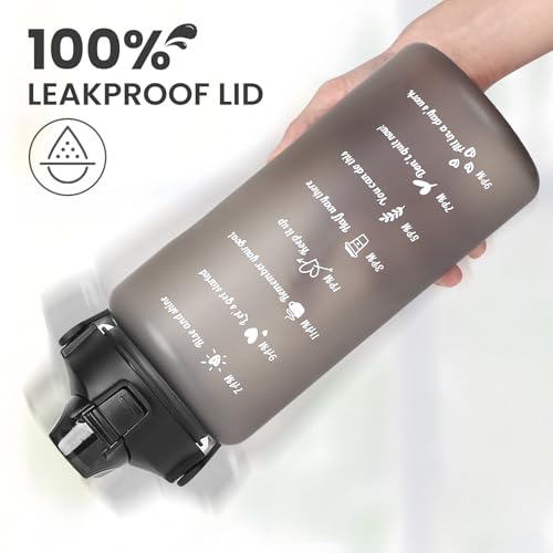 2L Wasserflaschendeckel mit Tragegriff und Silikondichtung (schwarz)