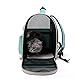 Sipobuy Haustier Niedlicher, Faltbarer Kapselrucksack Für Kleine, Mittelgroße Katzen, Welpen, Hunde, Transparente, Atmungsaktive, Hitzebeständige Tragetasche Für Reisen, Wandern, Camping (Violett)