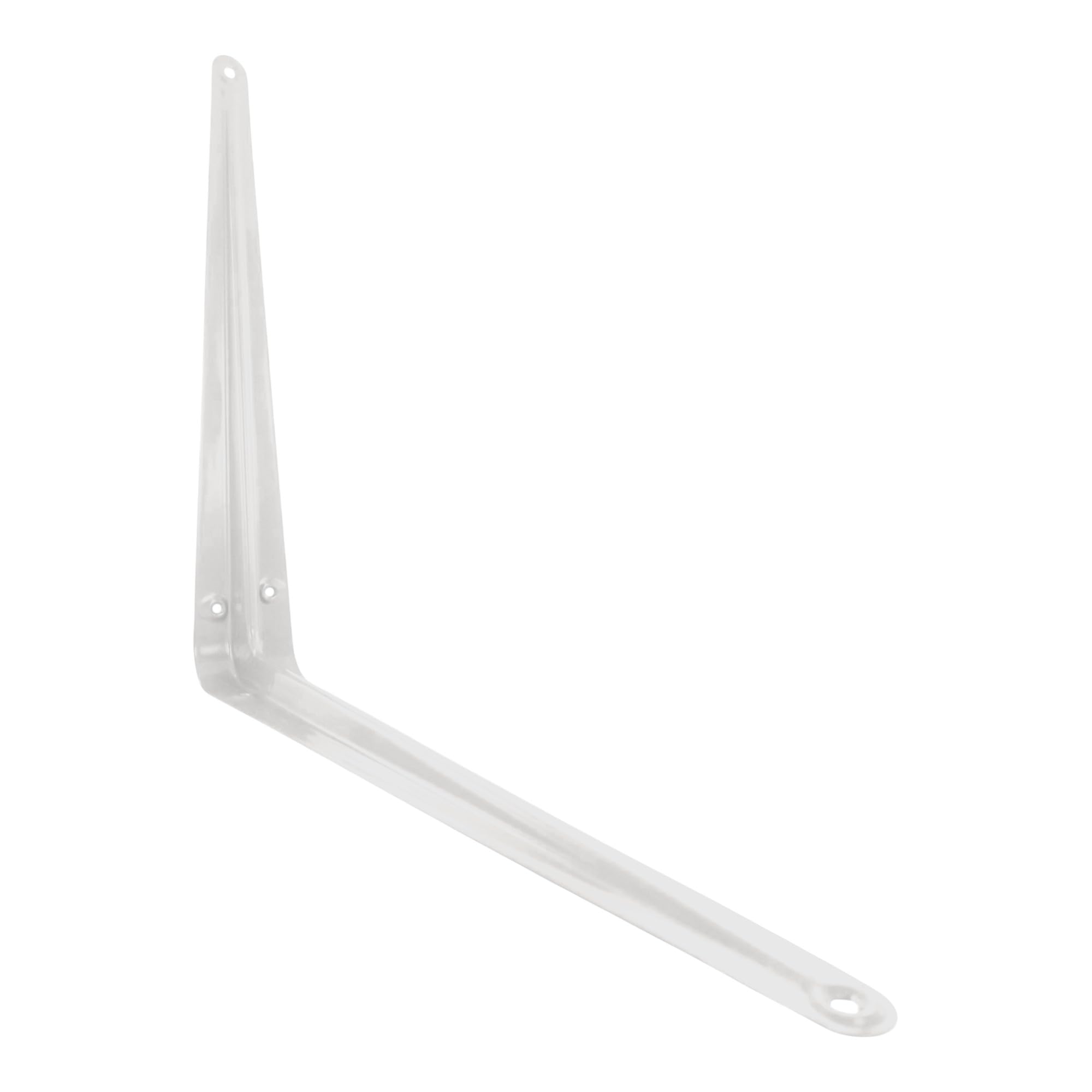 Merriway BH05446 White London Style Shelf Brackets 350 x 300mm, Pack of 2 — image 1