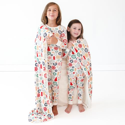 Image of Little Sleepies Holiday Cloud Blanket, 50 inch x 50 inch, Large, Modern & Merry
