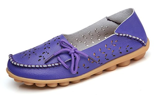 Image of VenusCelia Women's Breathable Comfort Walking Office Flat Loafer