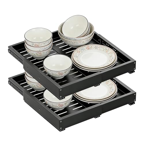 Generico Estantes extraíbles para armarios de cocina – Puerta telescópica, cajones deslizantes | para casa, despensa, lavandería, apartamento, dormitorio, esquina, escritorio, cómoda