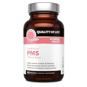 Quality of Life – Pure Balance PMS – 3 Phrase Relief Supplement – 60 Count