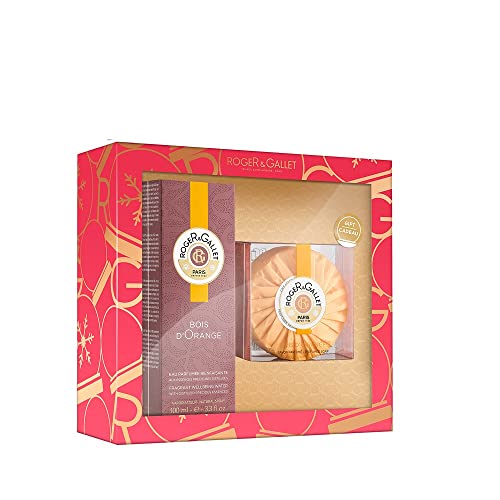 Roger & Gallet Coffret cadeau Bois d'Orange : Eau Fraîche 100 ml et savon 100 g