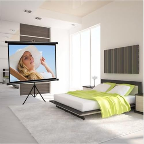 Pantalla de proyector con trípode 60 pulgadas 16:9 4K HD miniatura 7