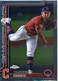 2025 topps Chrome #236 Tanner Bibee Cleveland Baseball Card - Sportscard Superstore