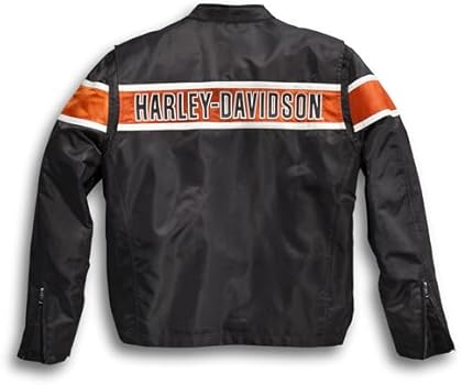 HARLEY-DAVIDSON Generations 21 Leisure Jacket, Black/Orange/White