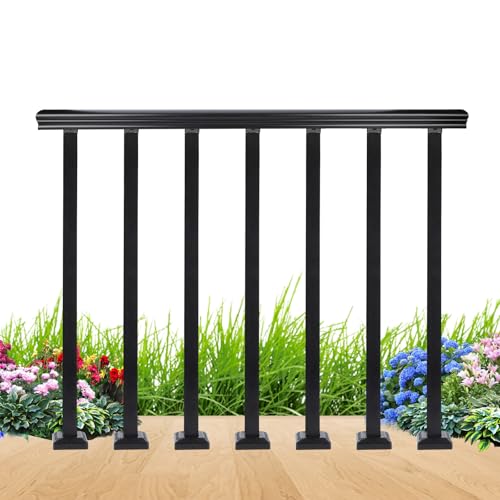 Aluminum Railing Kit，Aluminum Deck Railing, Powder-Coat Finish Railing System， Aluminum