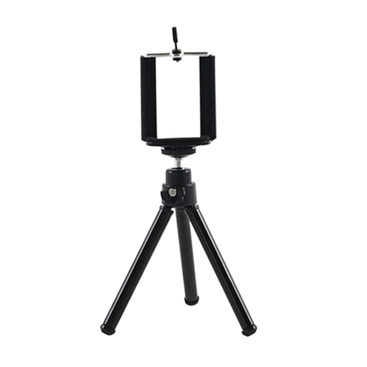 BRIGHTFUFU Retractable Mini Phone Tripod for Smartphone Lightweight Section Desktop Stand for Digital Cameras and Cell Phones Compatibility