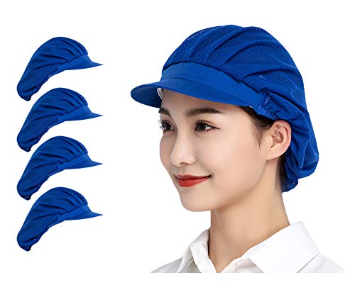 Jaspfct 4pcs Chef Hats Food Service Kitchen Cooking Baking Dishwashing Caps HT003DB4