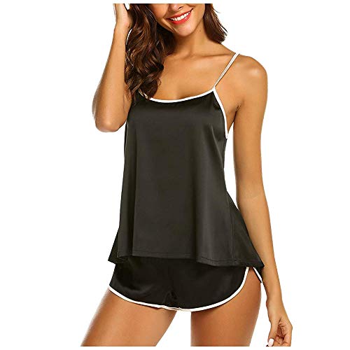 Pyjamas sexy pour femmes sans manches anti-chaleur pour dormir au frais