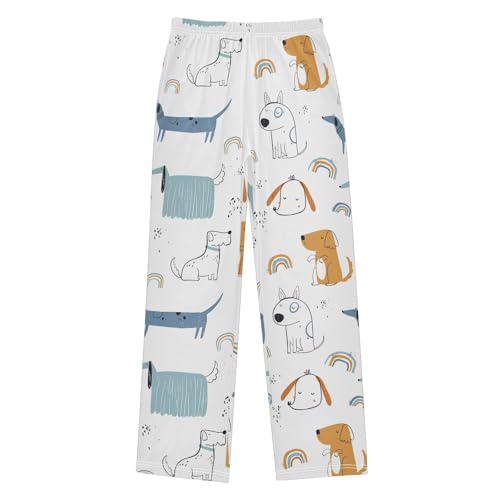 Boys' Pants Funny Cartoon Dog Long Bottoms Jogger Pants Elastic Waist Trousers with Pockets S-XL - Main Image