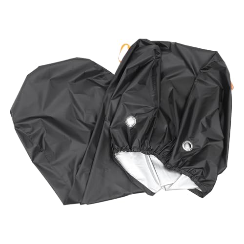 MUSISALY Funda para Bicicleta de Montaña al Aire Libre 210D Oxford Negro Talla 170X60X85 CM Funda Protectora Duradera contra Lluvia y Polvo Ajuste Elástico y Orificios Antirrobo