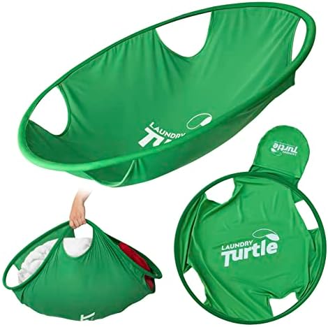 Laundry Turtle Original - Large - Popup Laundry Hamper. A Innovative Laundry Basket, Laundry Bag, Portable, Collapsible for Storage and super easy to use.