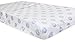 Wendy Bellissimo Contoured Diaper Pad Cover for Diaper Changer Medallion Pattern from the Anya Collection in Lavender and Grey 16x32 inches
