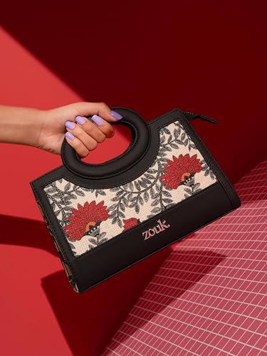 Image of ZOUK Zoe Sling Bag | Stylish Women's Crossbody Bags | Purse | Detachable Strap | Water-Resistant | Trendy Girls Side Bag | Compact & Chic