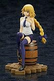 KEIBEK Accessories 20CM Anime Limited Edition Fate/Apocrypha Ruler Jeanne D'Arc Seated Beautiful Gir