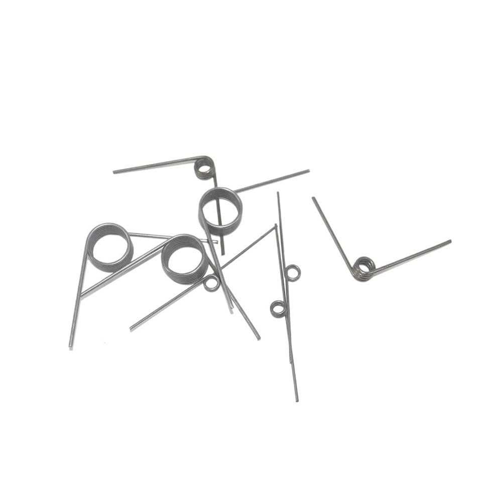 Lot de 10 ressorts hélicoïdaux en V, angle 60, 90, 120, 180 degrés, fil torsion acier 65Mn, diamètre extérieur : mm-20 mm, longueur 12 mm/18(18mm (180 degrees),20mm)