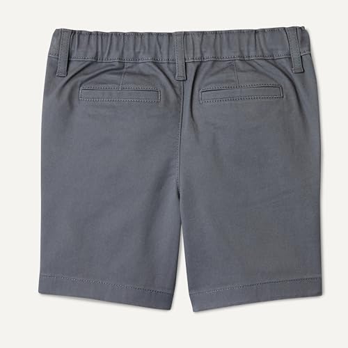 Image of Amazon Essentials Boys and Toddlers' School Uniform Woven Flat-Front Shorts with Elastic Waist