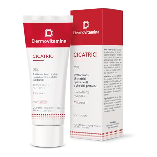 Dermovitamina Cicatrici Gel - Gel ad azione emolliente - Con Vitamina E - 30 ml
