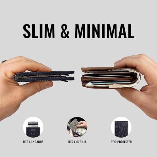 Image of Kings Loot Wallet For Men, RFID Blocking, Cash Pocket, Sapphire