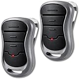 2X for Genie Intellicode Garage Door Remote, G3T-BX G3T-R 3-Button Genie Garage Door Opener Remote Replacement, Auto-Seek Dual Frequency (1997 to Present)
