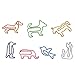 OSALADI 30Pcs Golden Horse Shaped Paper Clips Cute Equestrian Decorative Bookmarks Premium Clamps for Home Office School Creative and Reliable Paper Holding
