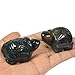 Justinstones Moss Agate Healing Crystal Guardian Turtle Tortoise Pocket Stone Figurines Carved Gemstone Crafts Home Decor 2 inch