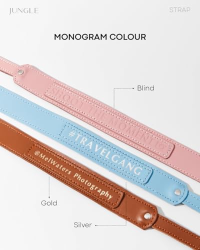 Jungle Gifts Store Personalized Leather Camera Straps For Photographers - Comfortable Neck And Shoulder Camera Strap For Dslr Cameras - Unique Handmade Camera Gifts For Women And Men thumb #1