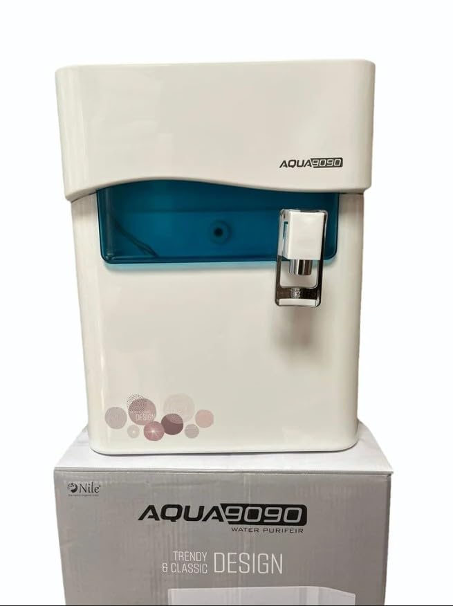 Aqua 9090 RO UV UF Water Purifier with TDS Controller | 10 Litre Capacity (White Blue)