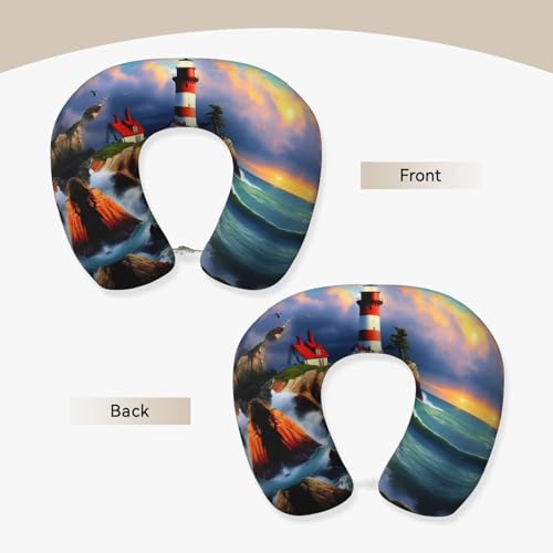 Almohada cervical poliéster tamaño único negra miniatura 3
