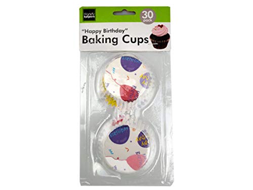 Happy Birthday Baking Cups - Pack of 24