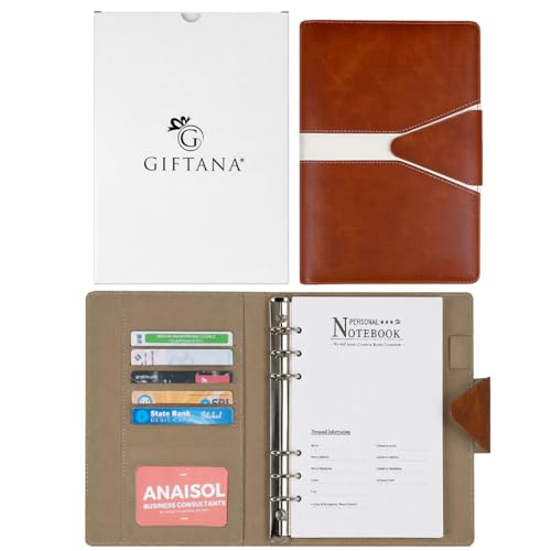 Image of Giftana Office Planner Notebook Diary, Jute Diary with Magnetic Lock, Organizer Diary for Office Personal Daily Planner Notebook Diaries, New Year Corporate Gifts for Employee (Tan)